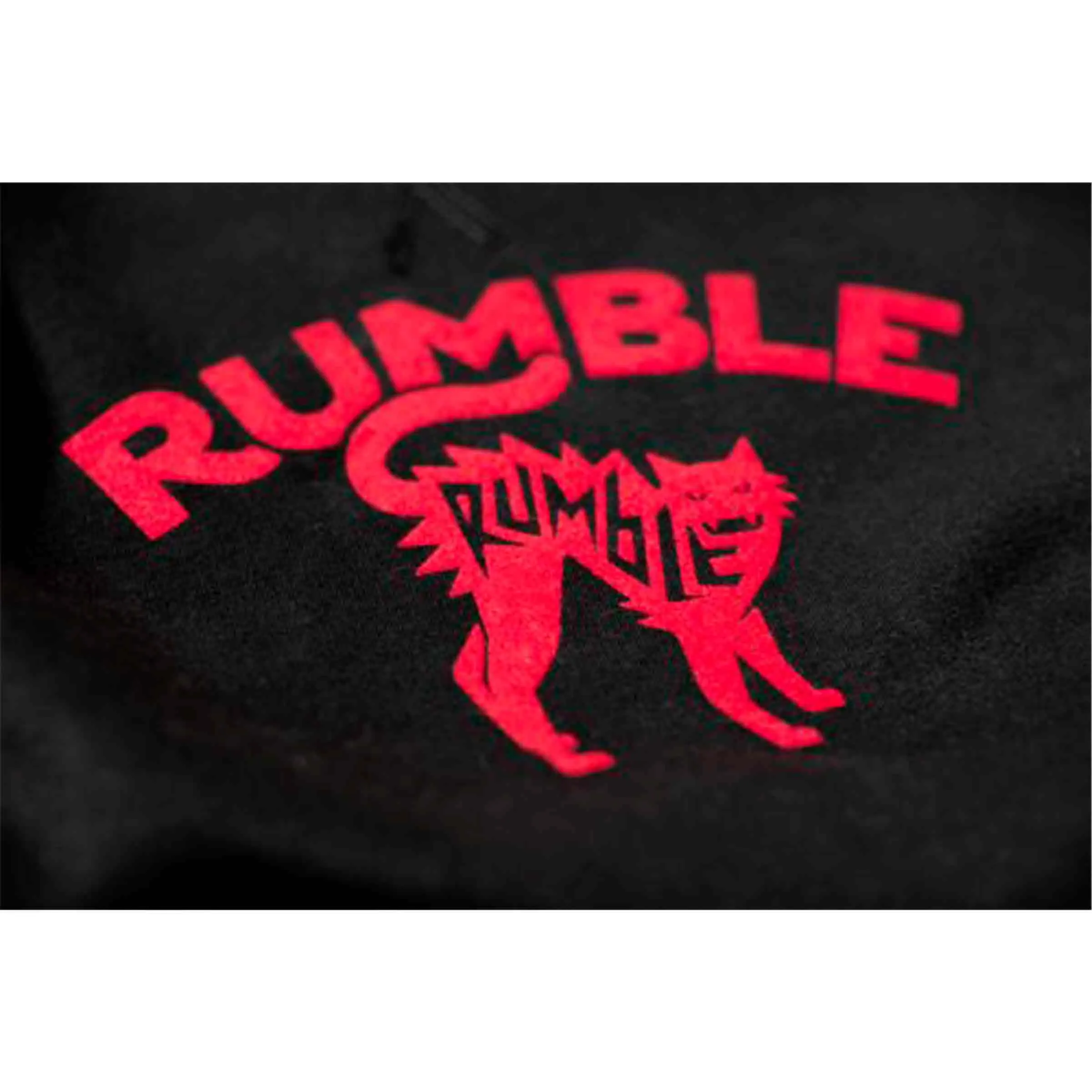 Rumble Red Cat Black Sweatshirt