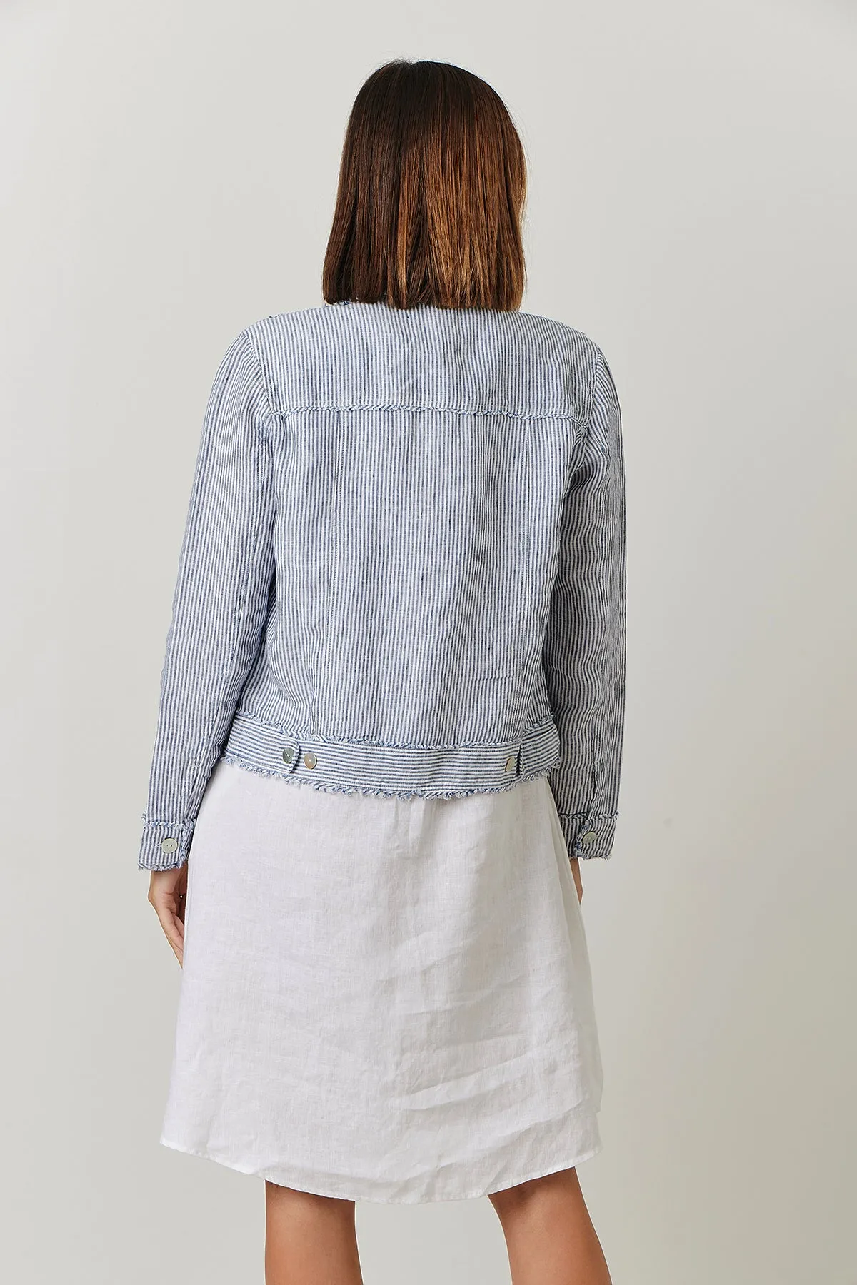 Sail Linen Button Jacket - OJ30