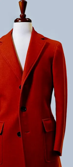 Scarlet Red Overcoat