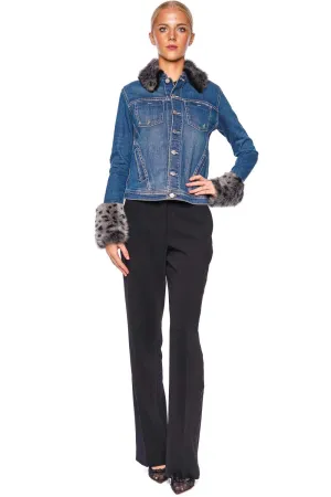 Shea Shearling Denim Jacket