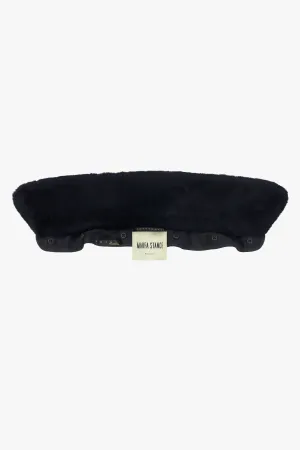 Shearling Collar - Midnight