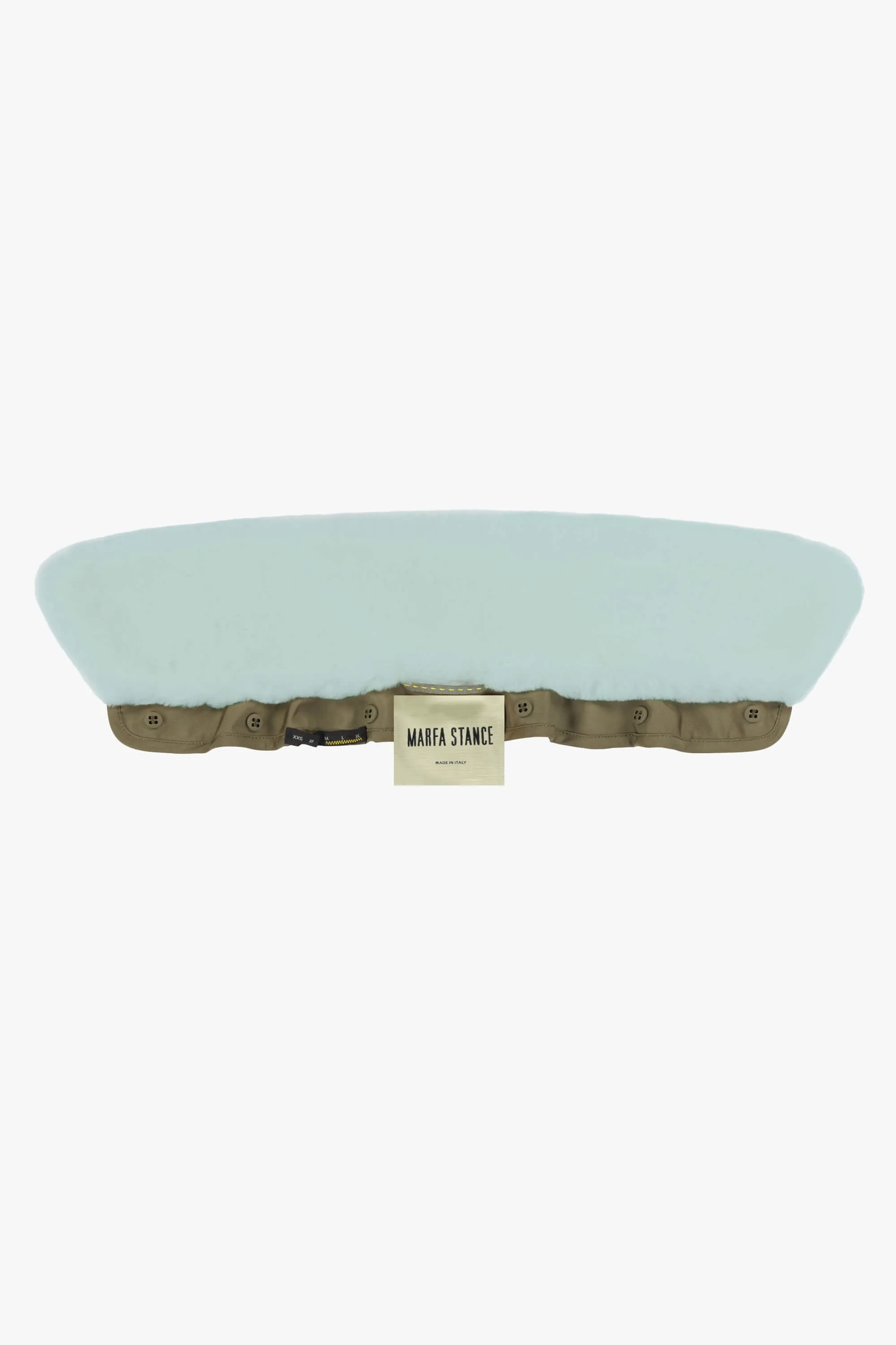 Shearling Collar - Sky Blue