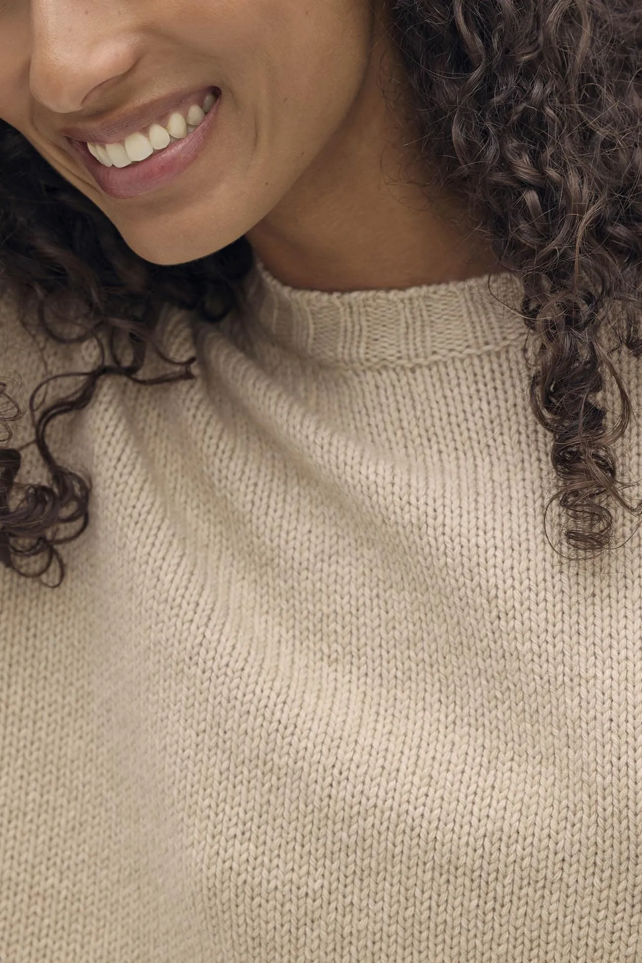 SHELLEY ORGANIC COTTON CASHMERE CREWNECK SWEATER