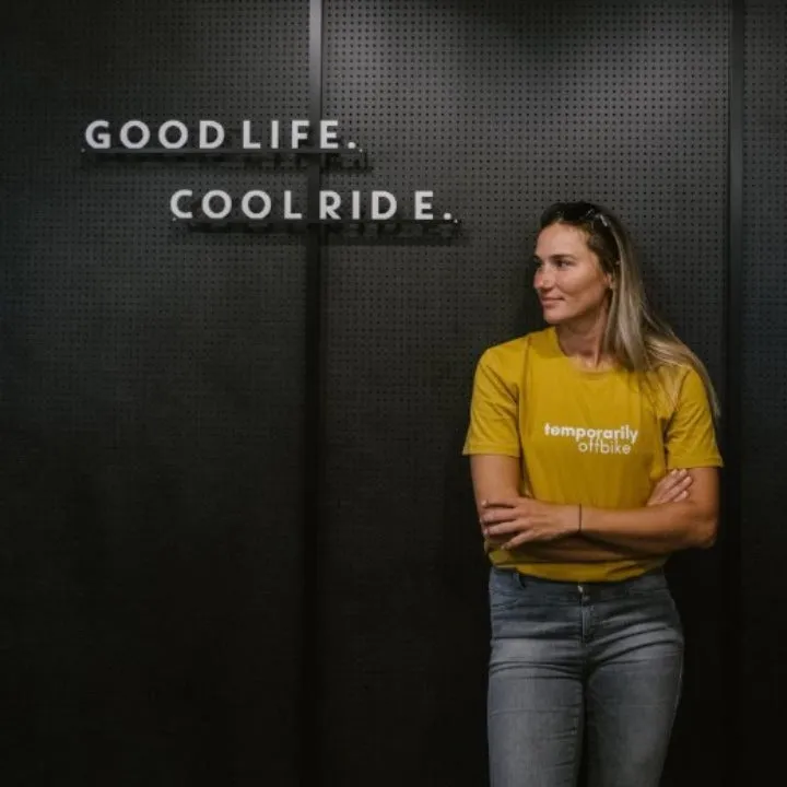 Shirt - temporarily offbike Mustard