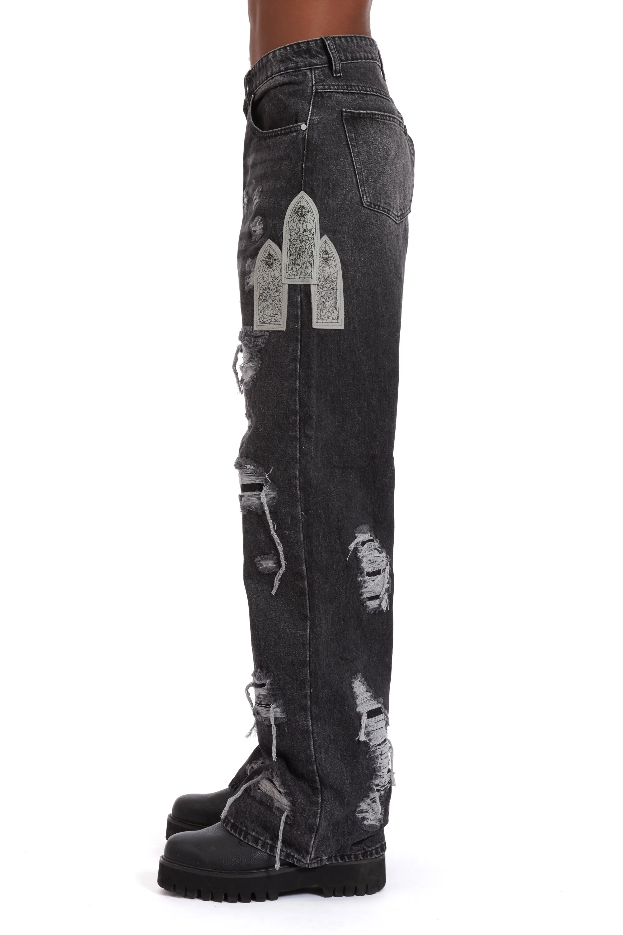 SIDE PATCH RELAXATION DENIM