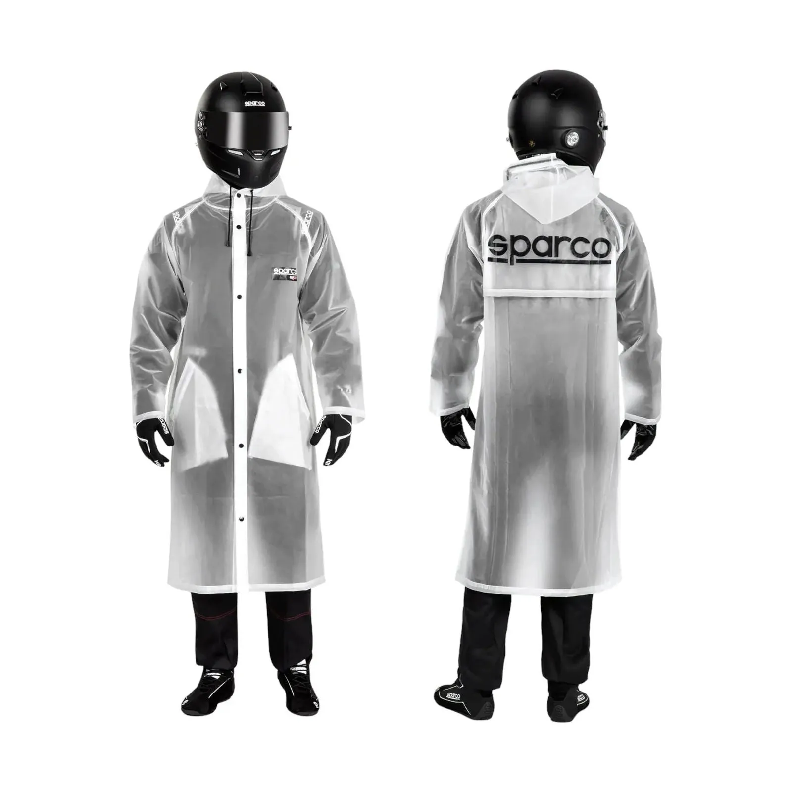 Sparco Raincoat Evo | Protective Rain Suit for Karting & Motorsports