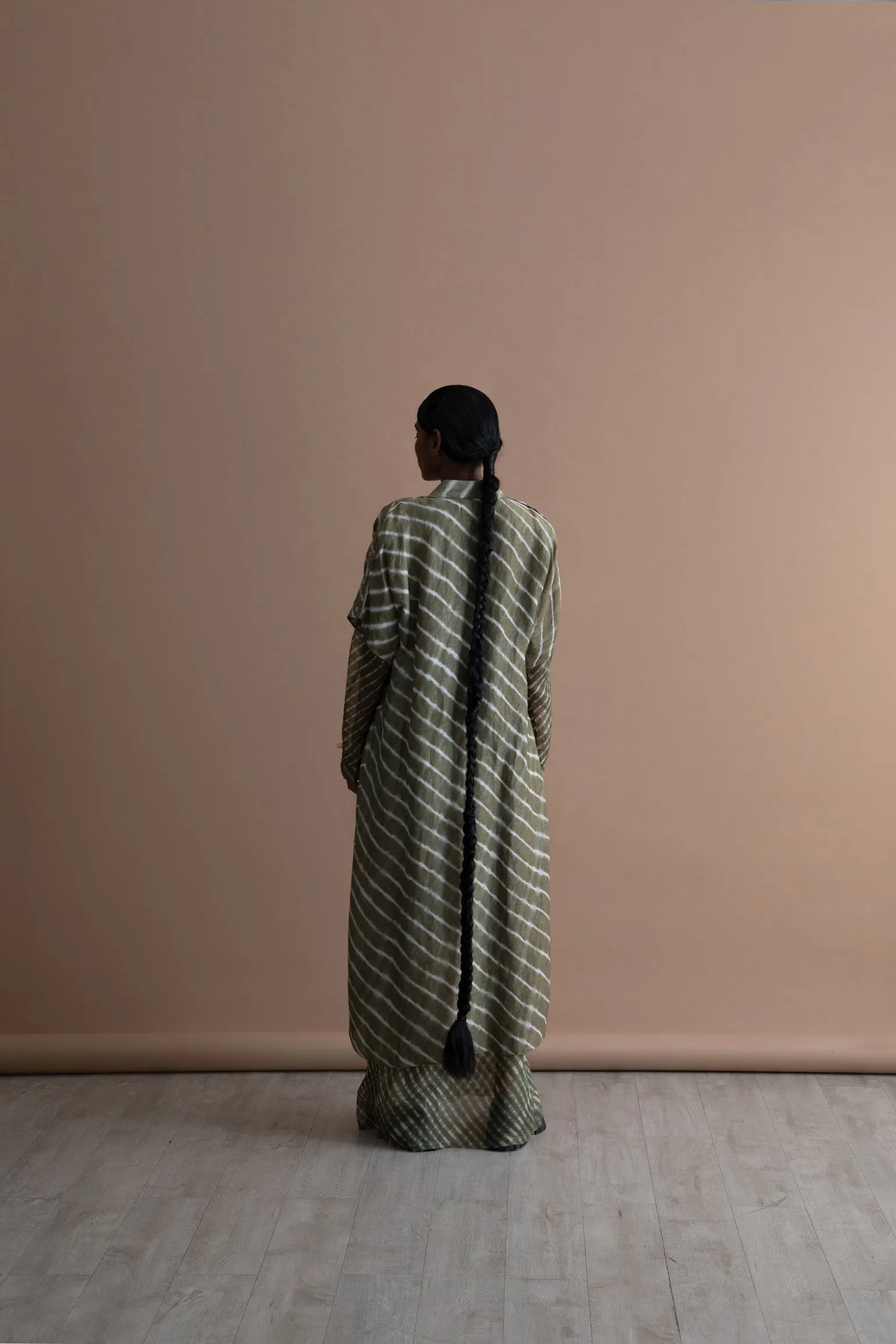 Summer Dress Cyprus Tussar Silk Fashion Edit Kai-04A Urvashi Kaur