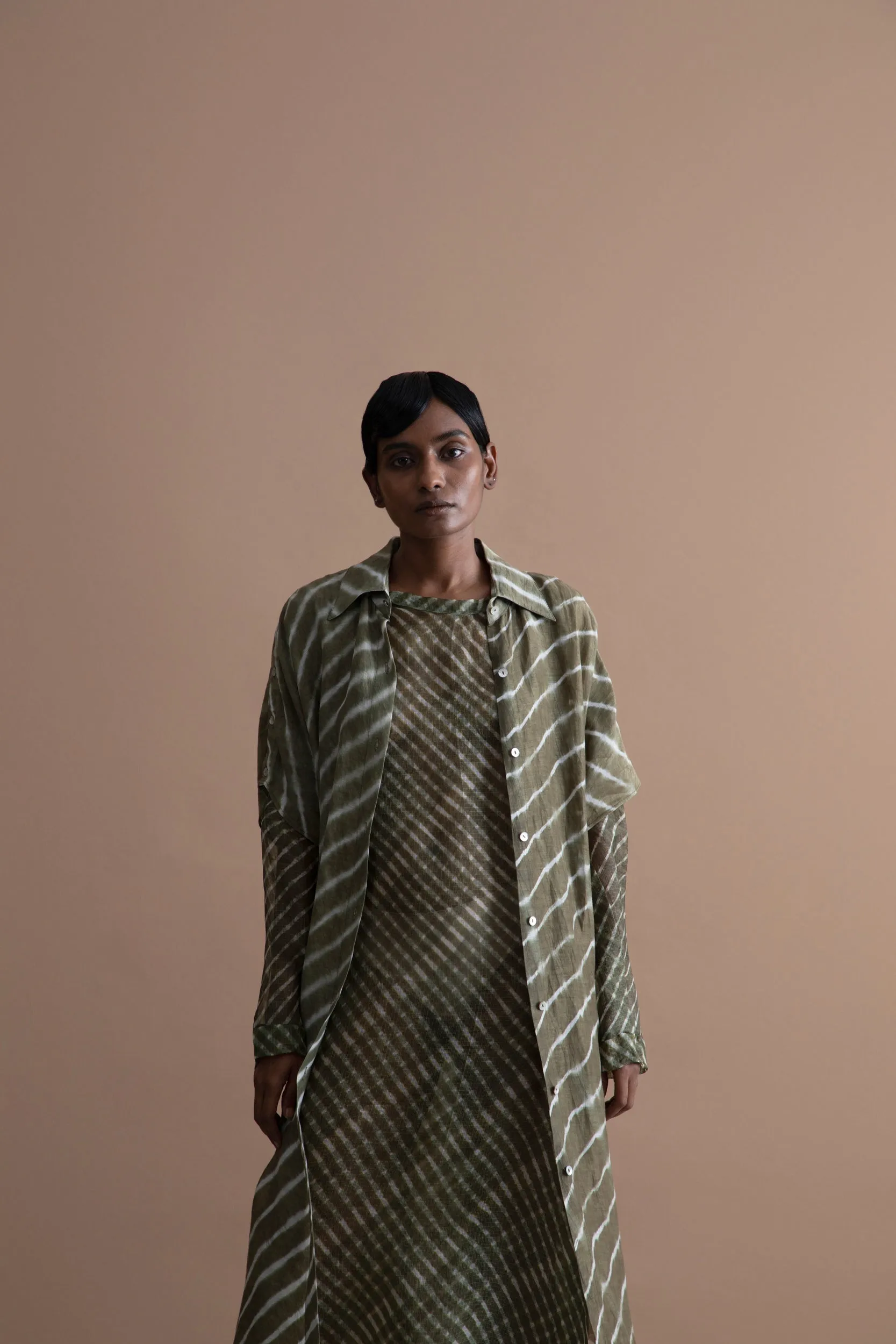 Summer Dress Cyprus Tussar Silk Fashion Edit Kai-04A Urvashi Kaur