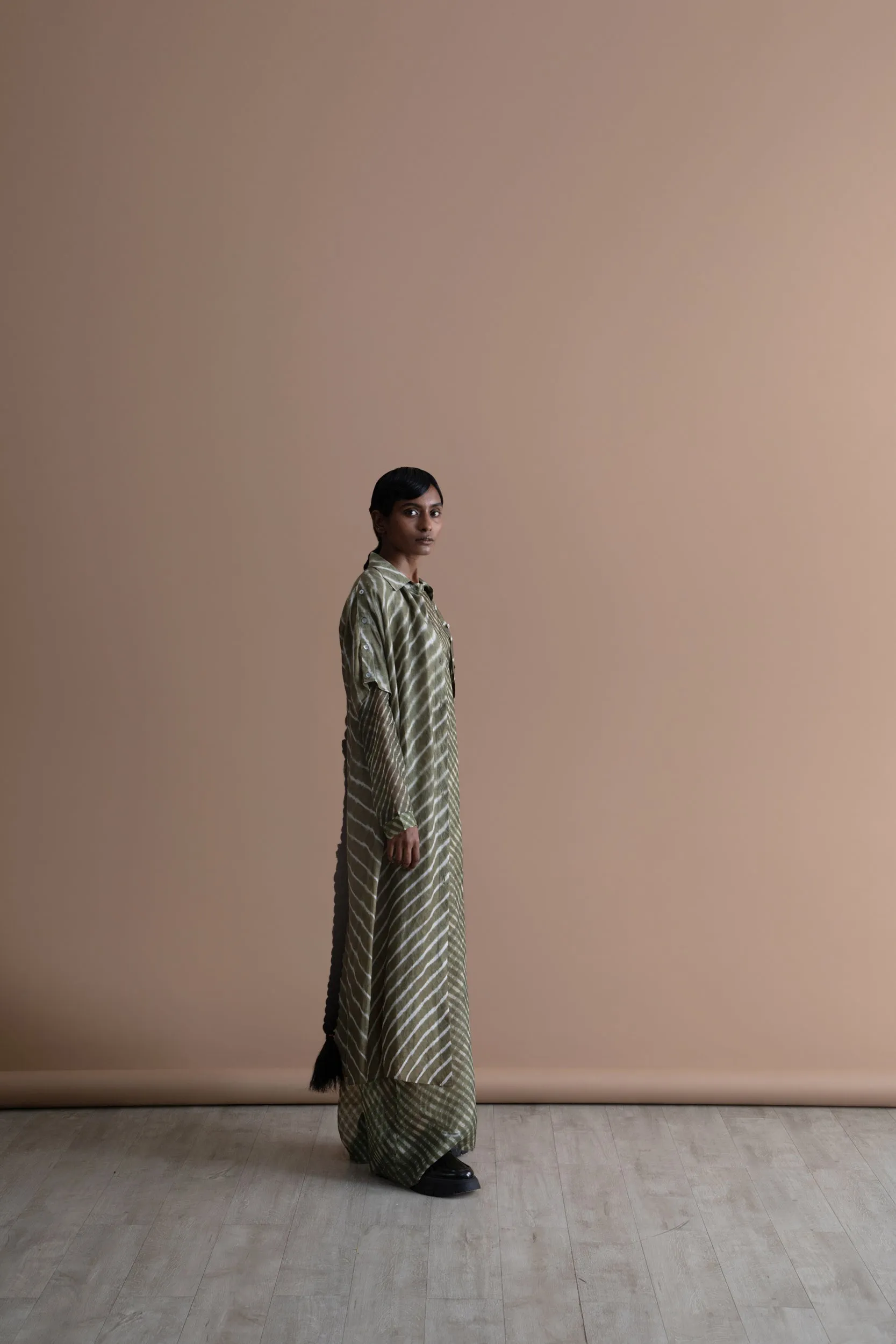 Summer Dress Cyprus Tussar Silk Fashion Edit Kai-04A Urvashi Kaur