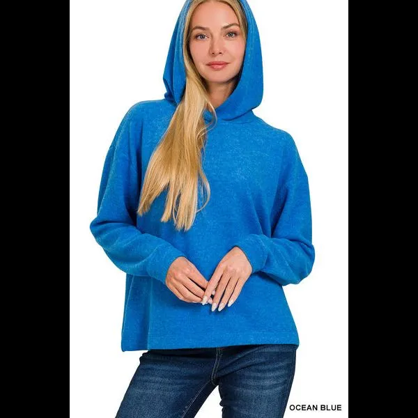 Super Soft Cozy Hoodie in Ocean Blue