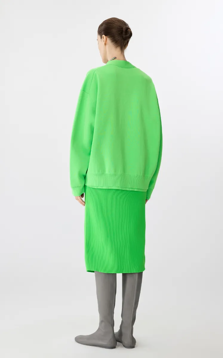 Sweater / JNBY Oversized Paper Yarn Knit Cardigan