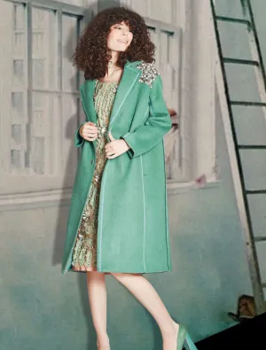 Sweet Seams Coat - Sage