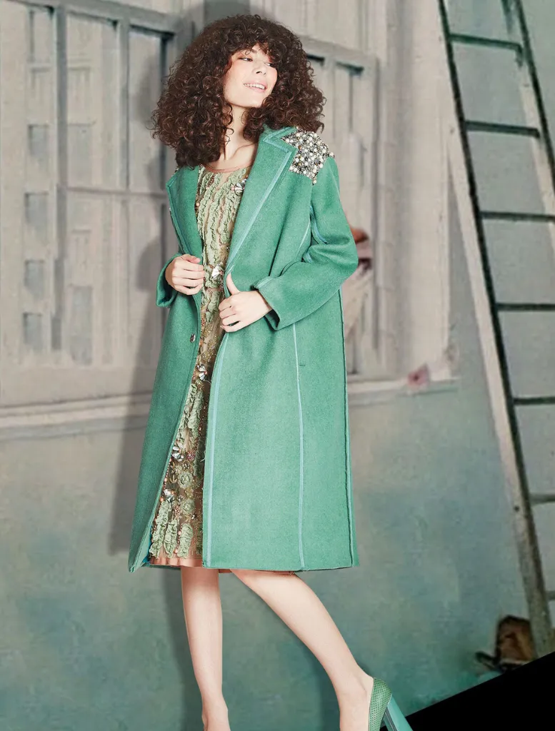 Sweet Seams Coat - Sage