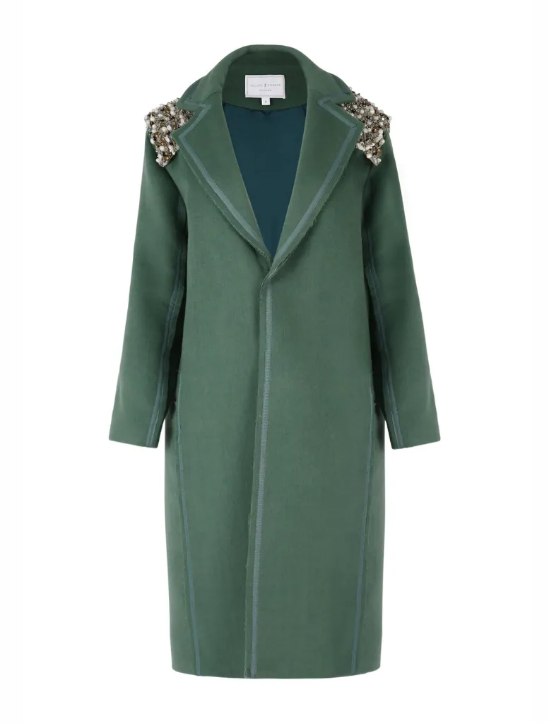 Sweet Seams Coat - Sage