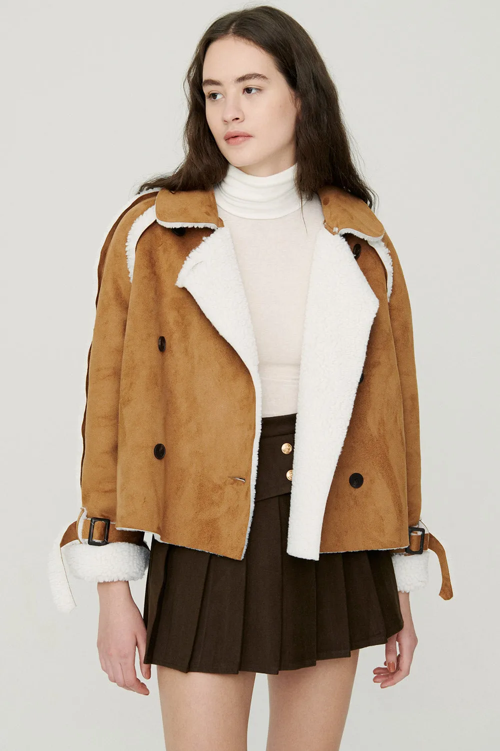 Sybil Shearling Oversize Jacket