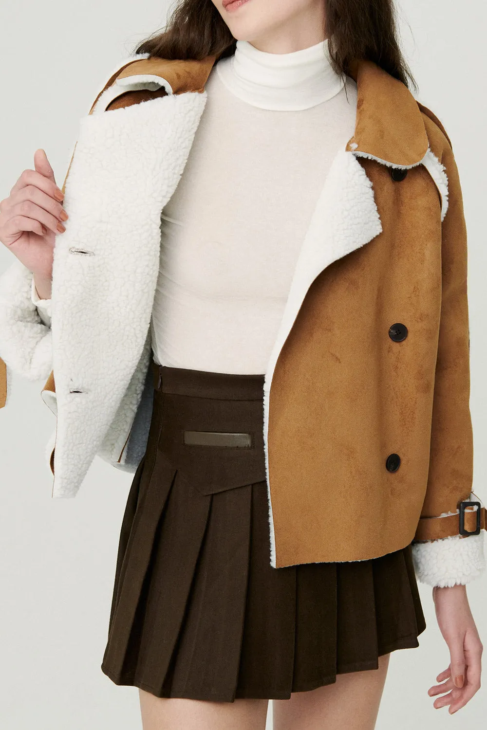 Sybil Shearling Oversize Jacket