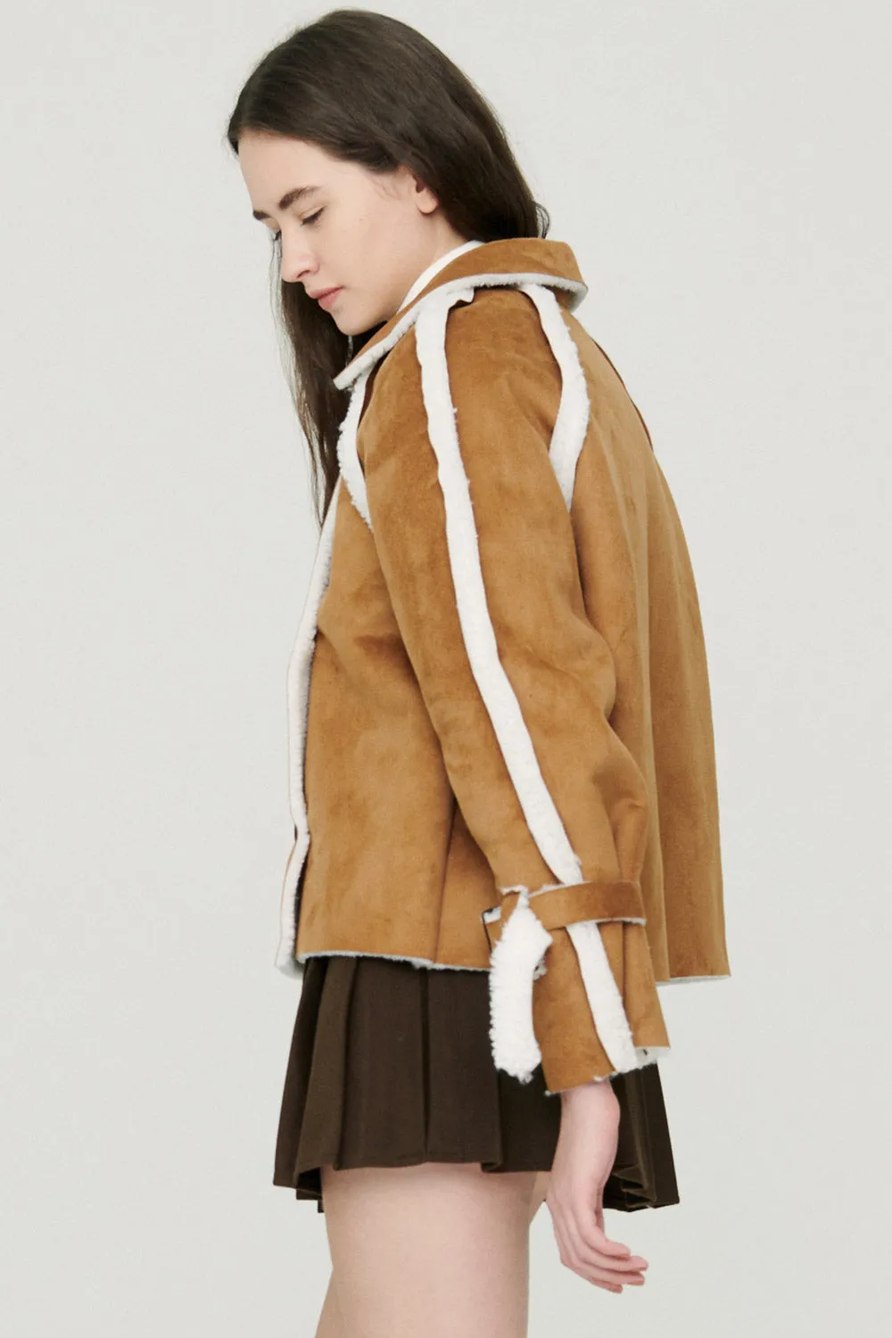 Sybil Shearling Oversize Jacket