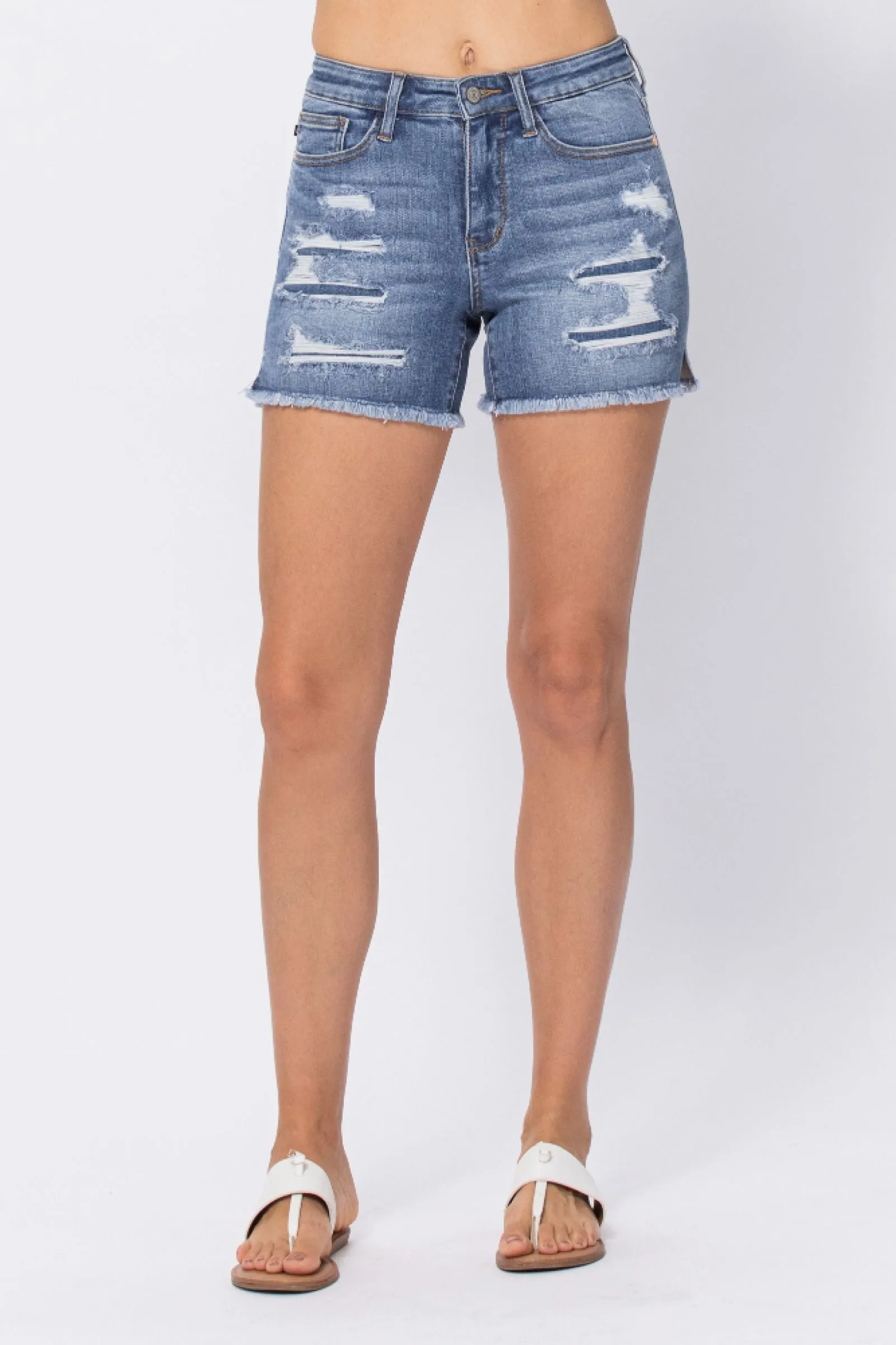 Take A Closer Look Cutoff Shorts