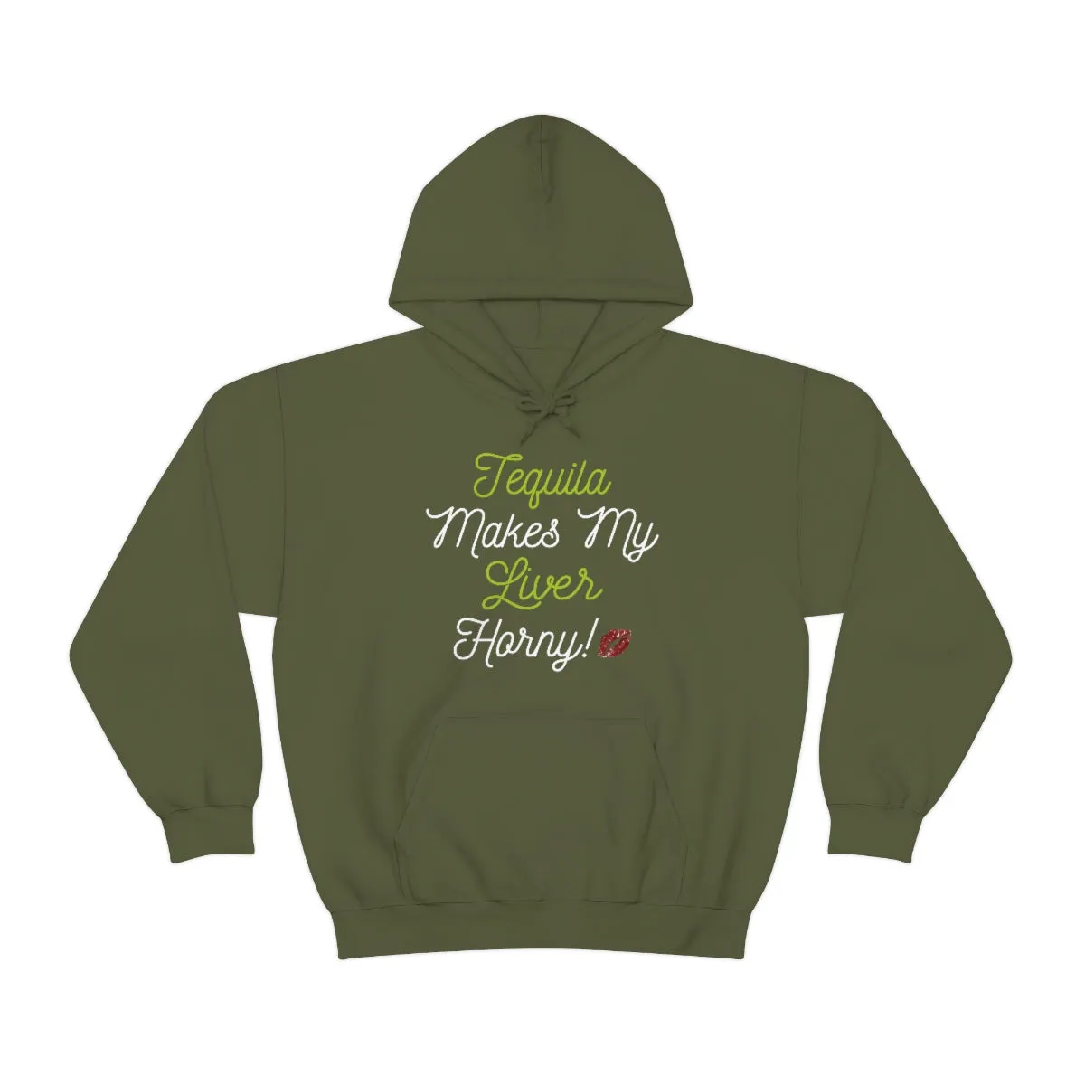 Tequila Makes My Liver Horny Unisex Drinking Hoodie