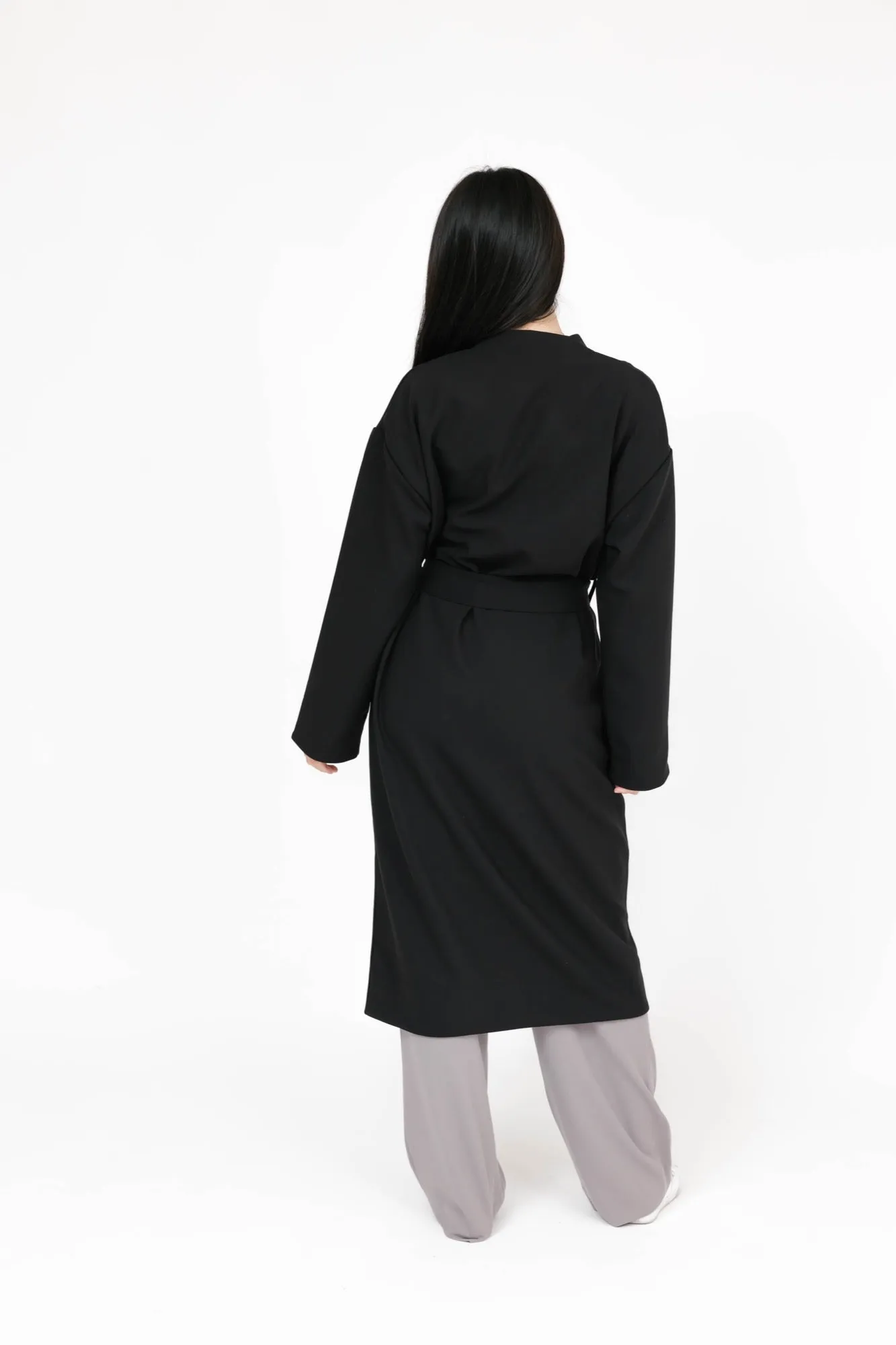 Teresa Trench in Midnight Black