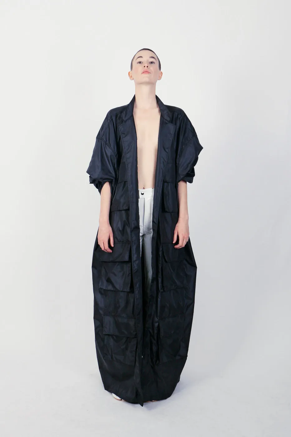 The Oversized Nylon Trench