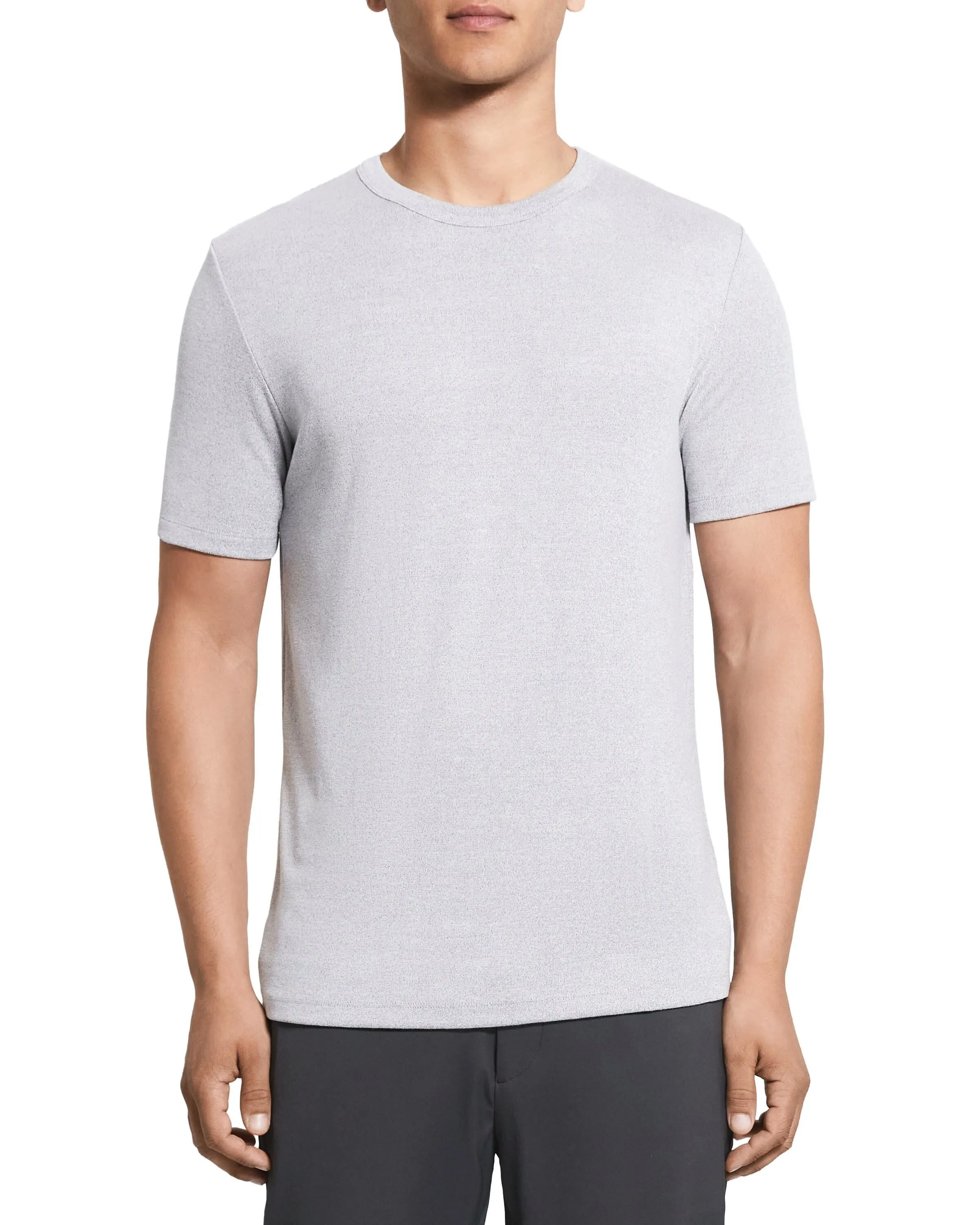 Theory Essential Tee in Anemone - Grey Multi