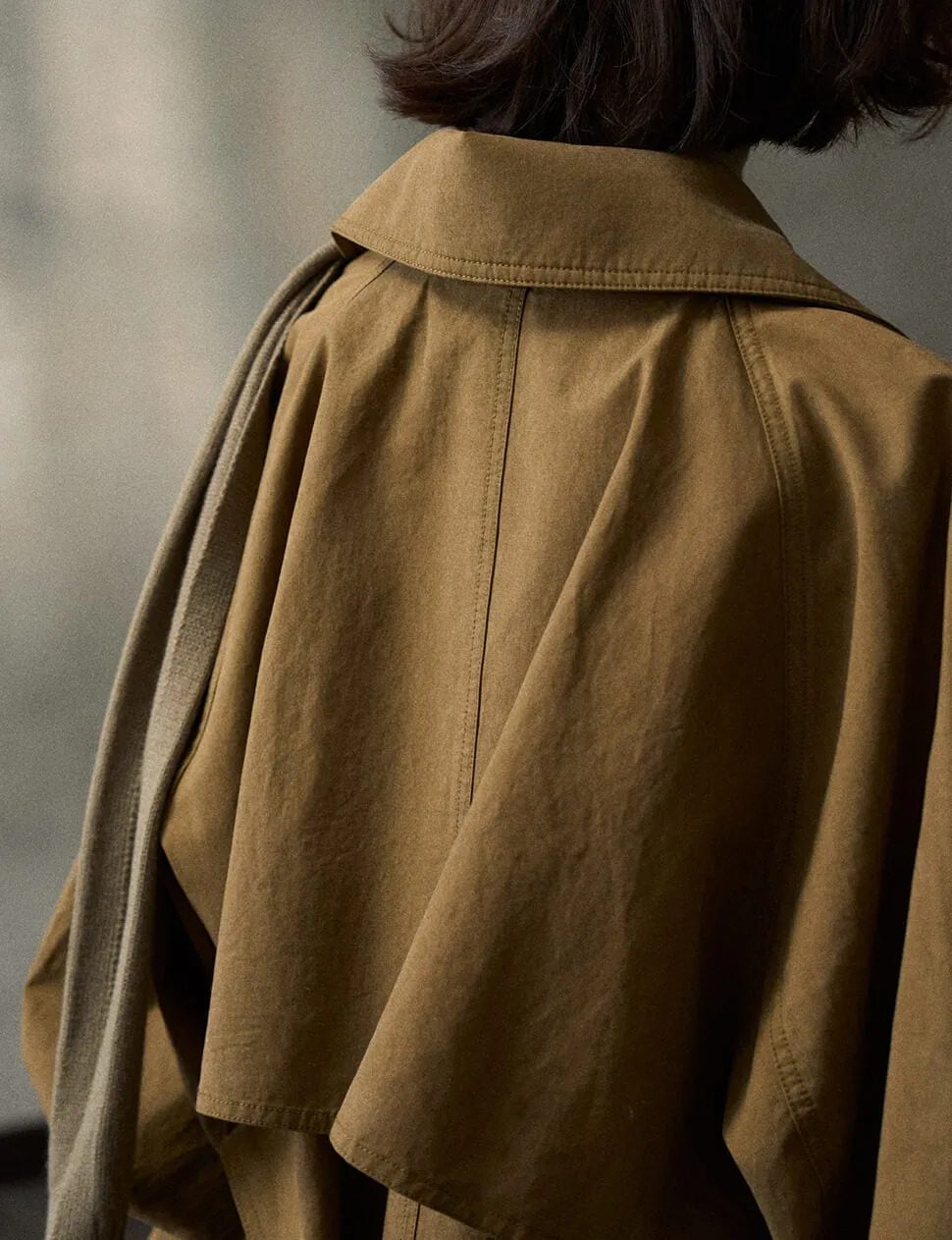 Toffee Oversized Trench Coat -PREORDER