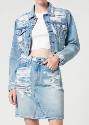 Tracee Cropped Denim Jacket