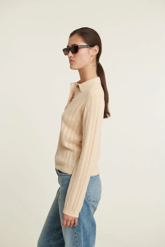 Tricia LS Polo - Birch