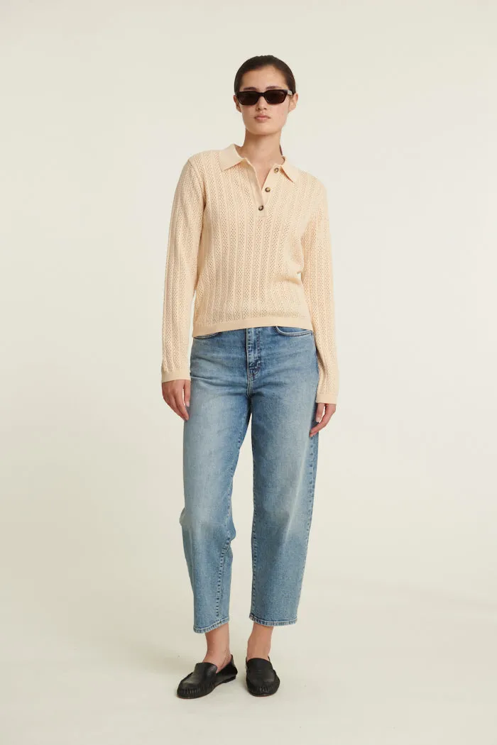 Tricia LS Polo - Birch