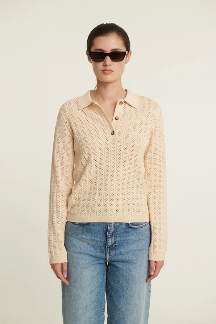 Tricia LS Polo - Birch