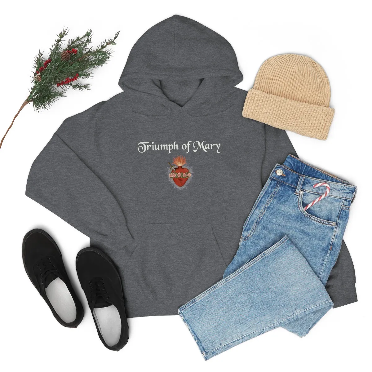 Triumph of Mary Hooded Sweatshirt
