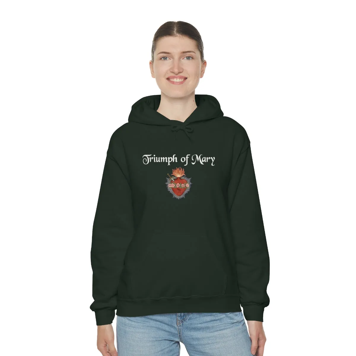 Triumph of Mary Hooded Sweatshirt