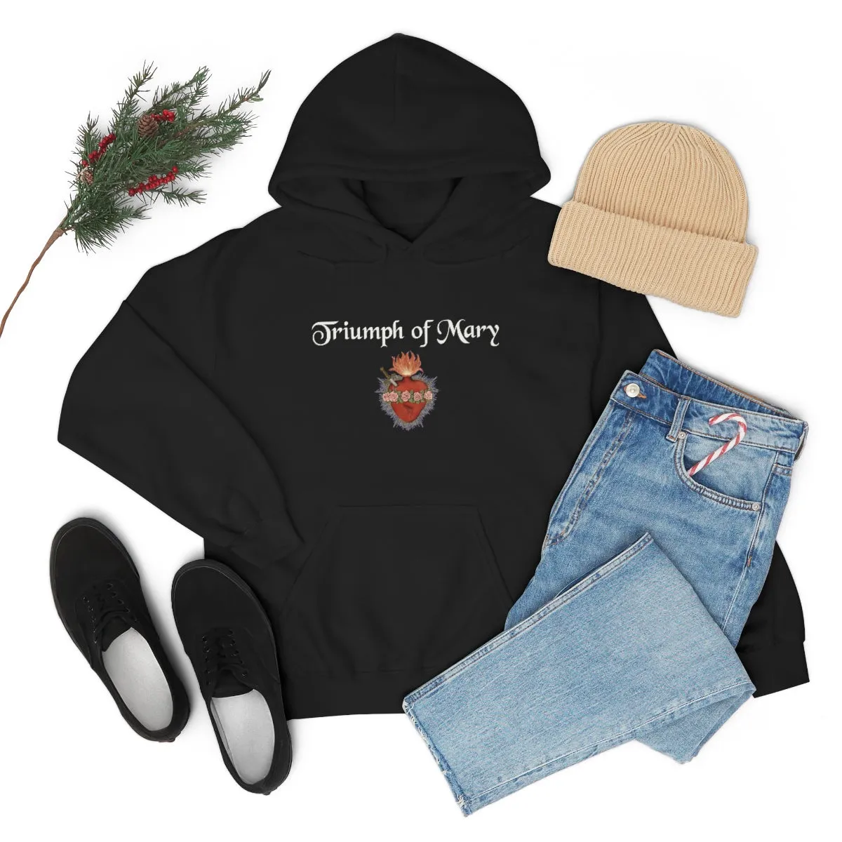 Triumph of Mary Hooded Sweatshirt
