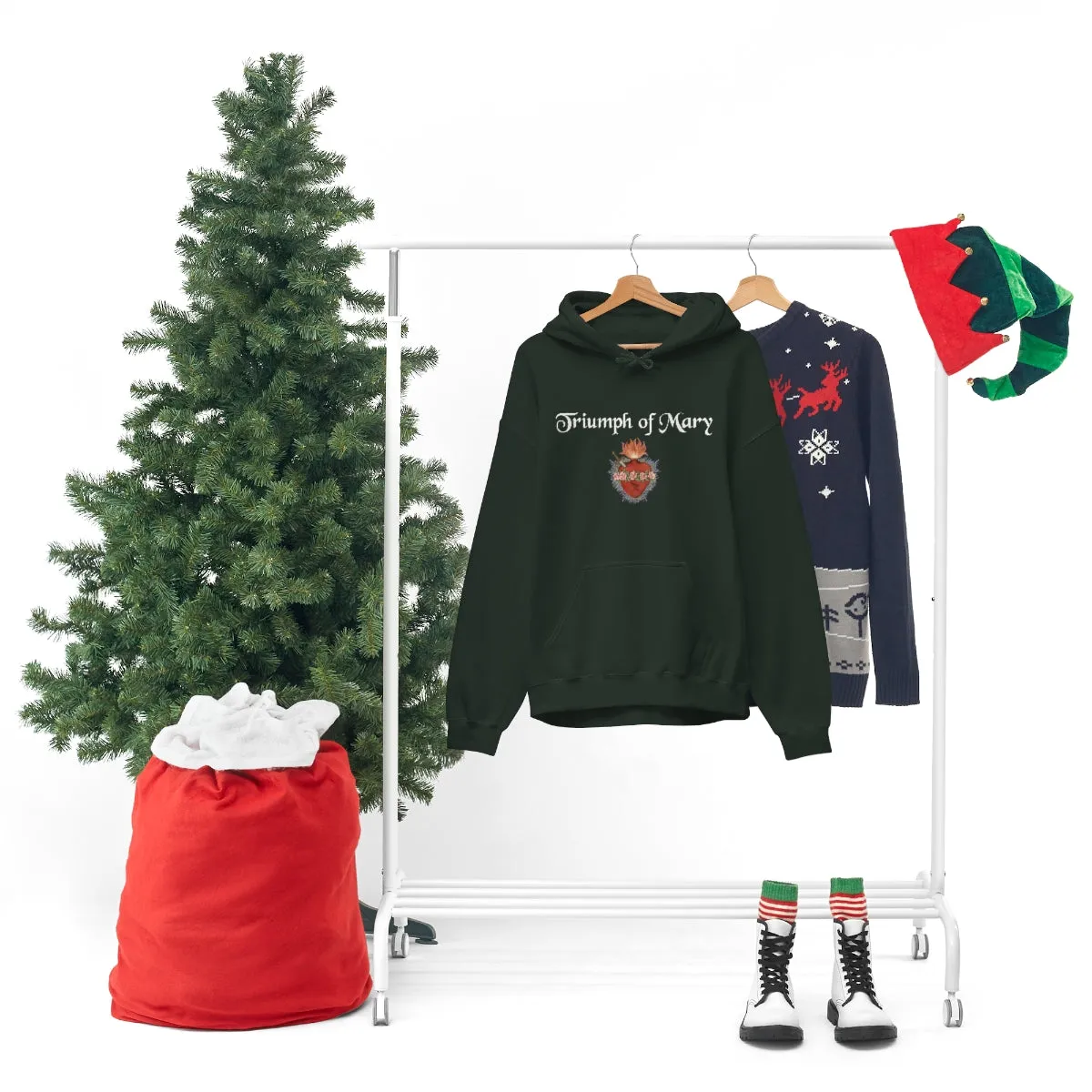Triumph of Mary Hooded Sweatshirt