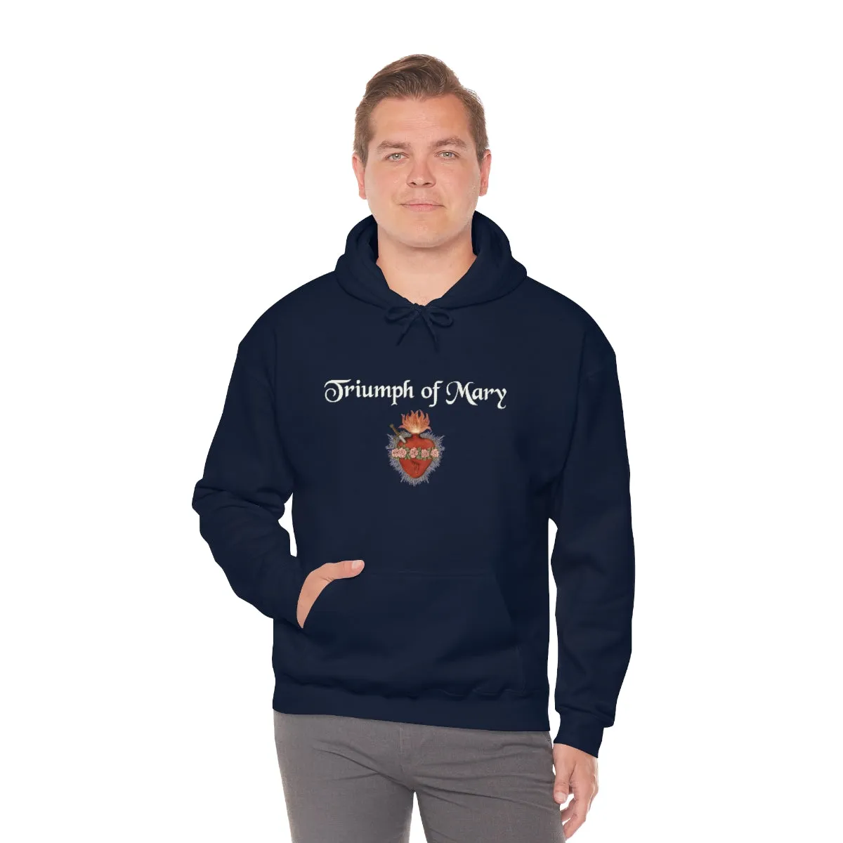 Triumph of Mary Hooded Sweatshirt