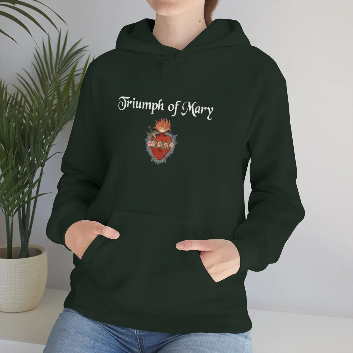 Triumph of Mary Hooded Sweatshirt