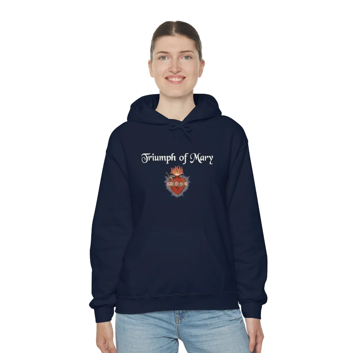 Triumph of Mary Hooded Sweatshirt