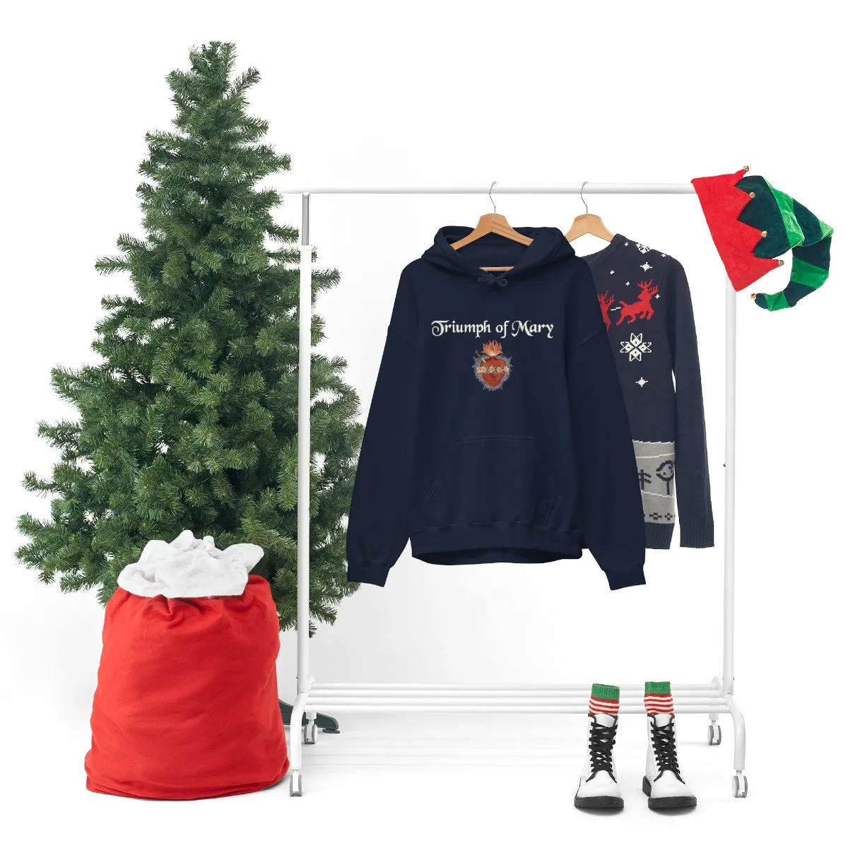 Triumph of Mary Hooded Sweatshirt