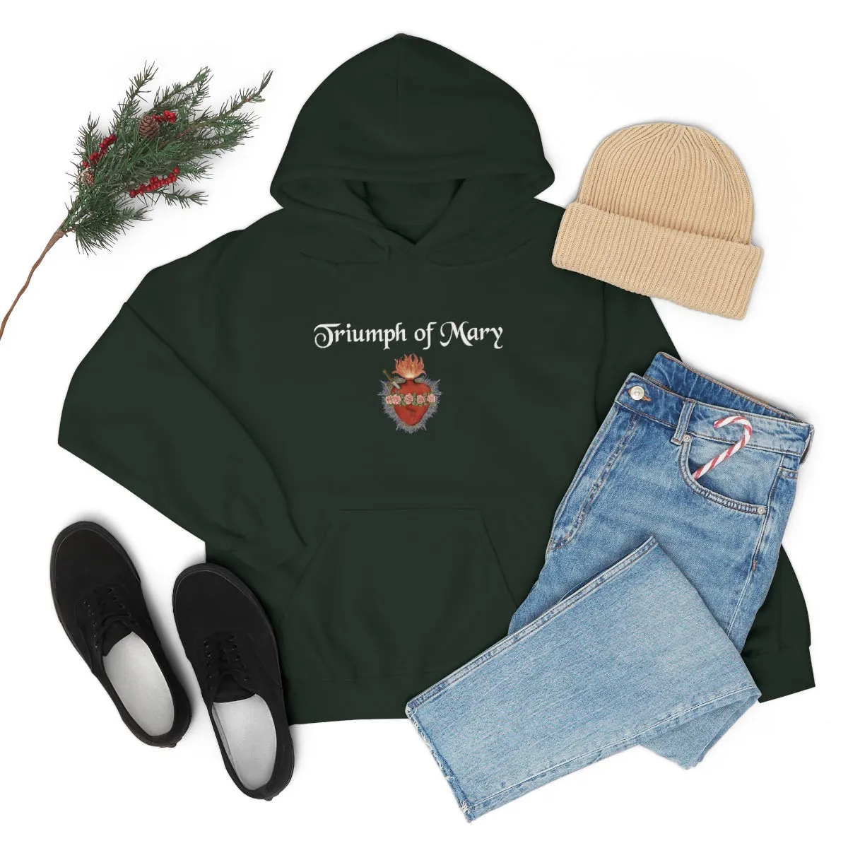 Triumph of Mary Hooded Sweatshirt