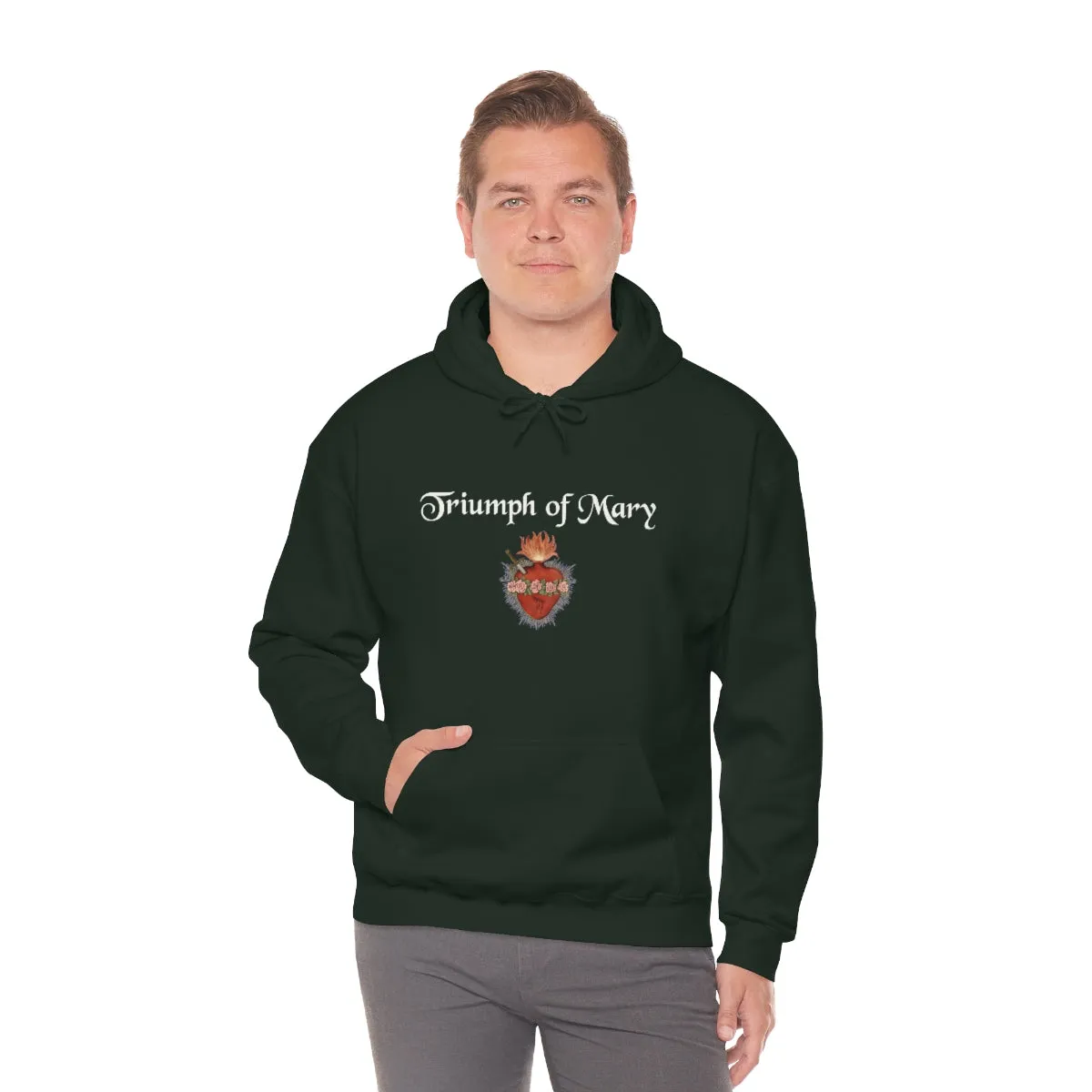 Triumph of Mary Hooded Sweatshirt