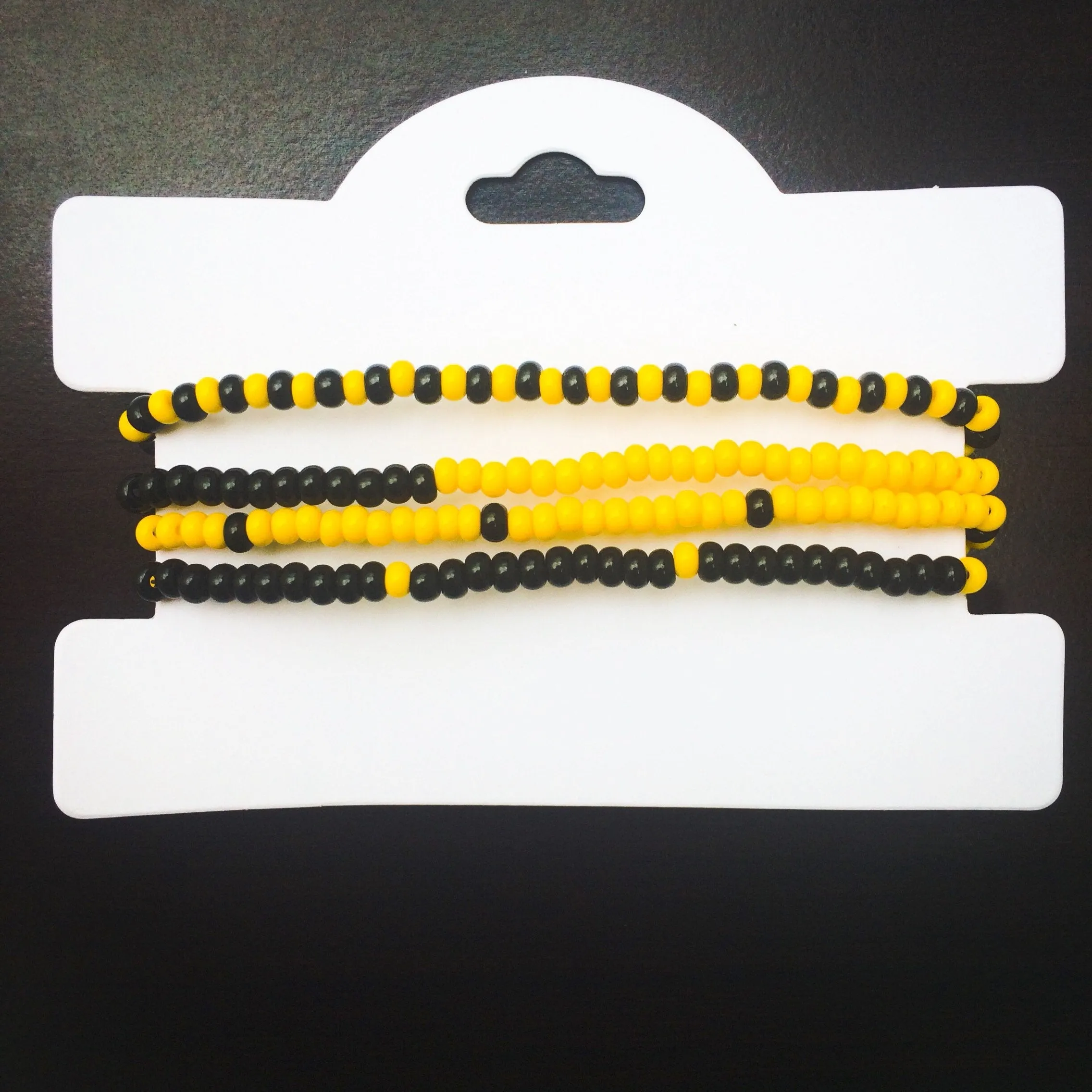 Twenty One Pilots Trench Bracelet Set / Black and Yellow Bracelets