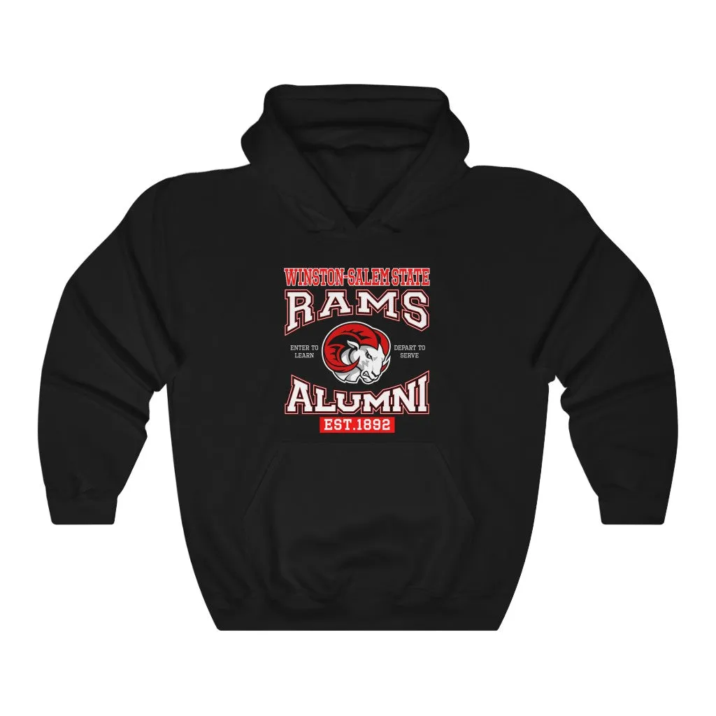 UNISEX WSSU ALUMNI HOODY/3 COLORS