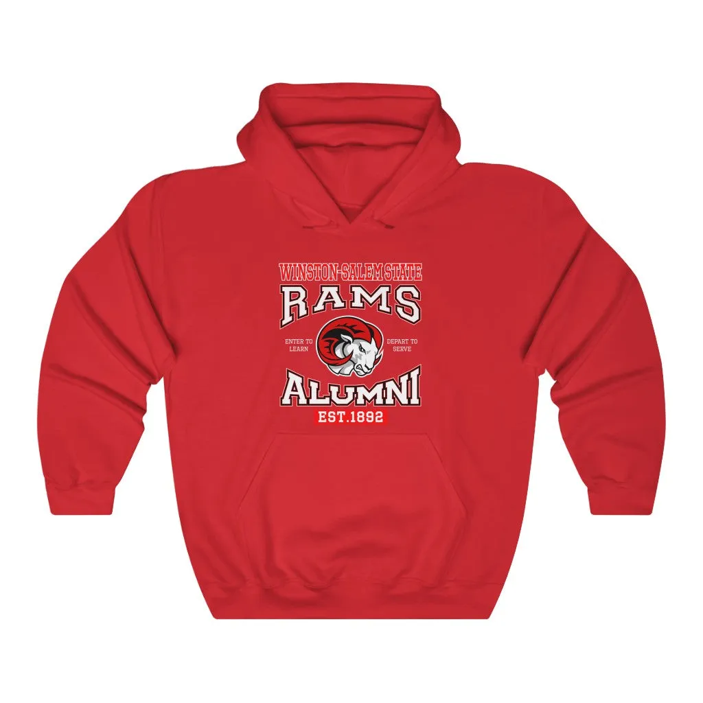 UNISEX WSSU ALUMNI HOODY/3 COLORS