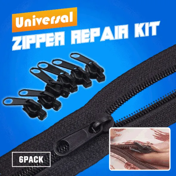 Universal Zipper Repair Kit (6 PCS)