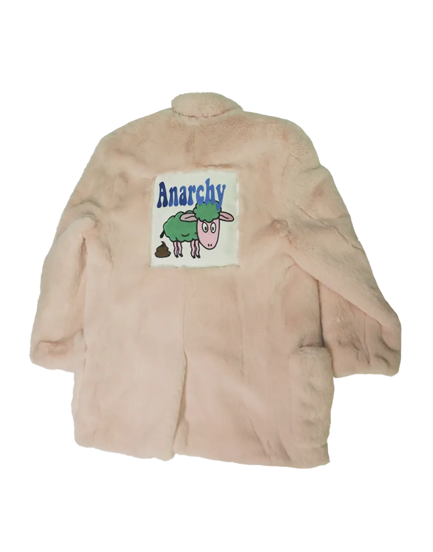 Upcycled Oversized Faux Fur Coat