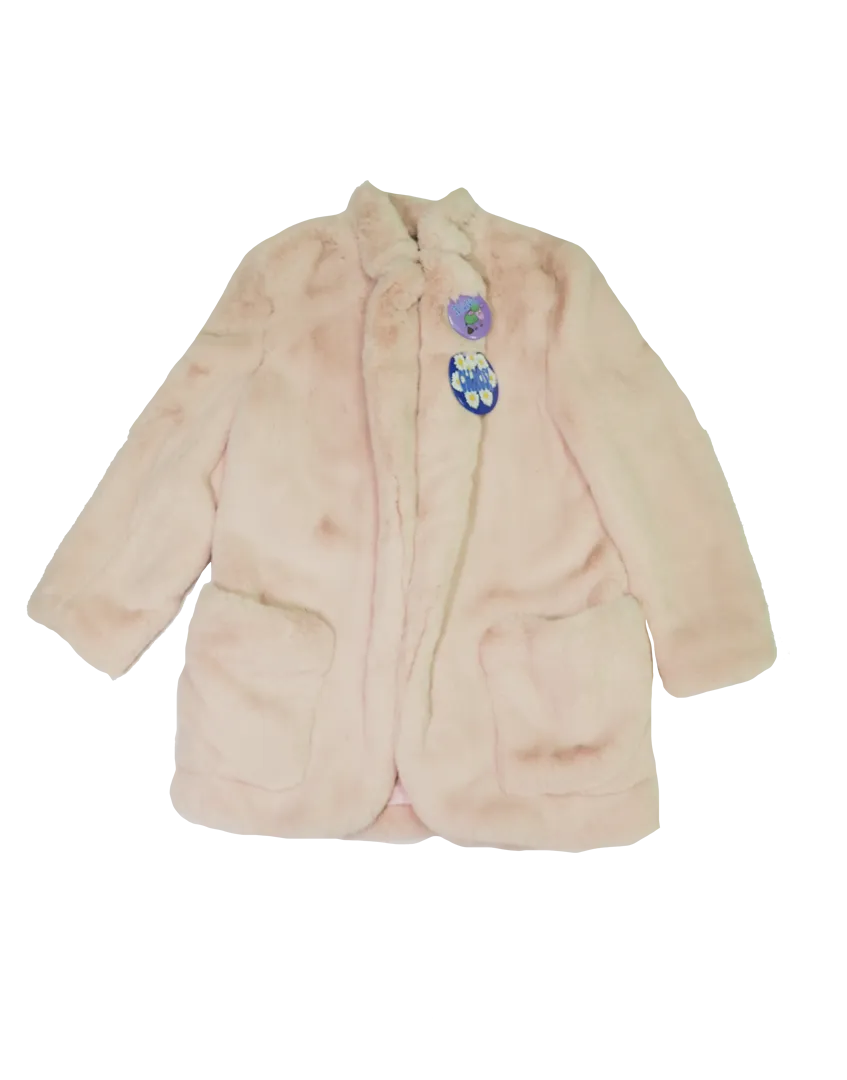 Upcycled Oversized Faux Fur Coat