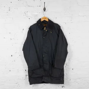 Vintage Barbour Border With Lining - Blue - XL