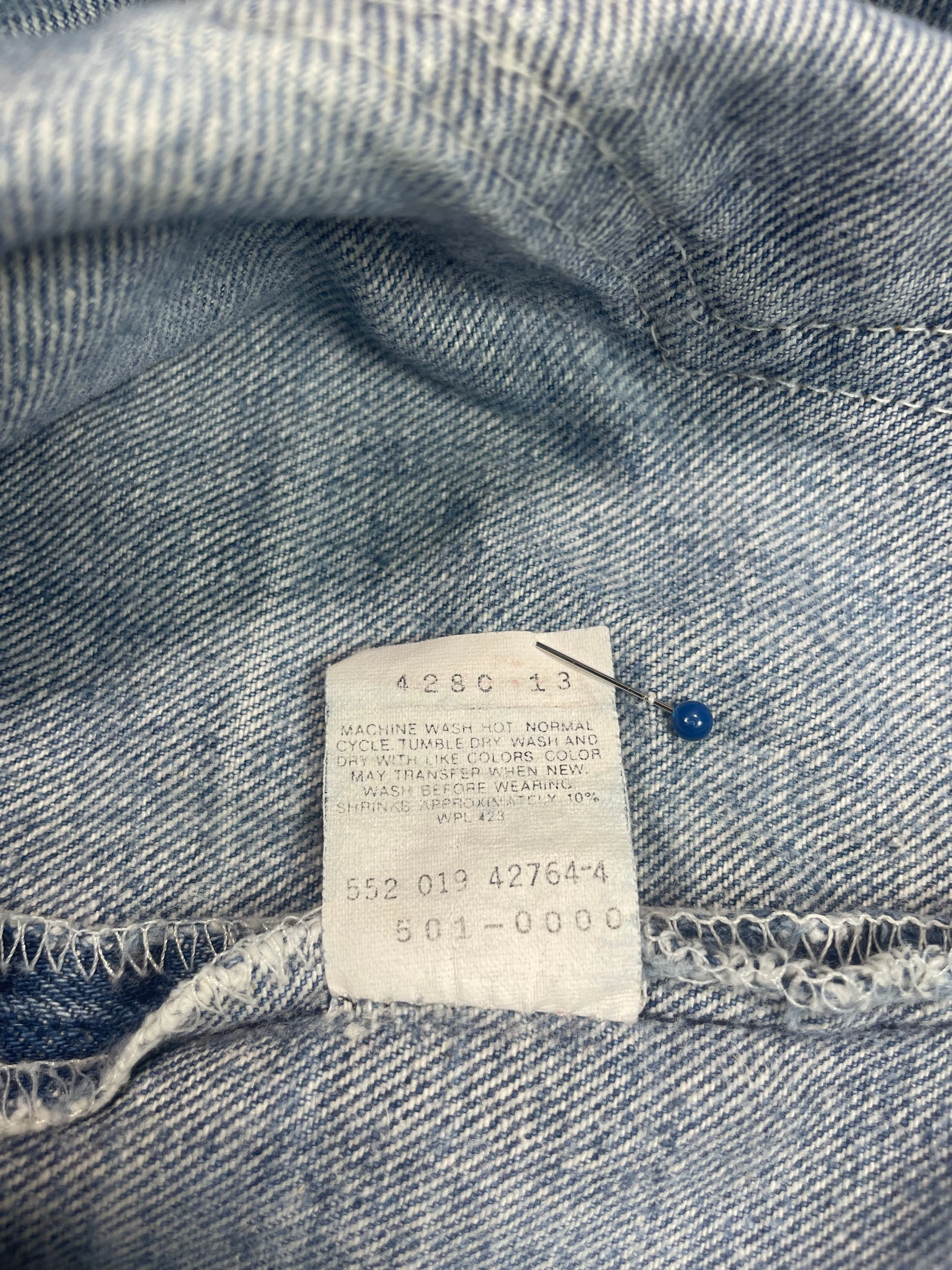 Vintage Levi 501 USA Premium Wash & Paint Denim Jeans (JYJ-0324)