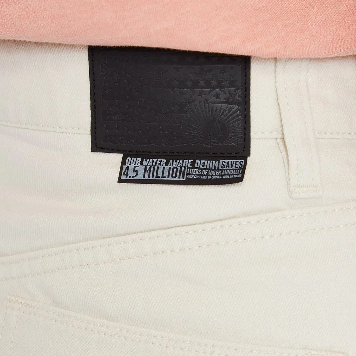 Volcom Weellow Loose Fit Jeans Cloud - Womens